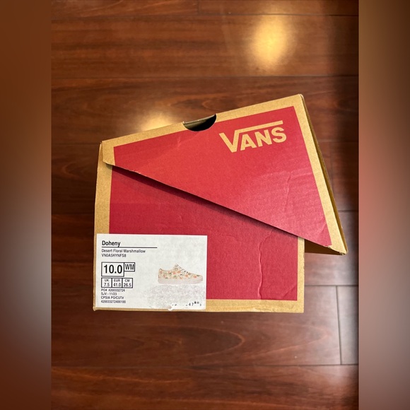 Vans Doheny Desert Floral Marshmallow Womans 10 Tan Sneaker Low Top New In Box - Picture 16 of 16